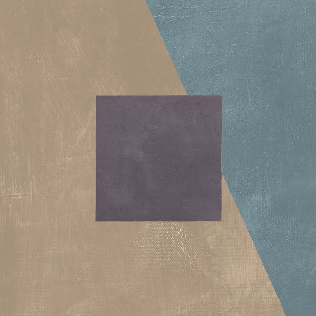 Tableau Soie bleue sarcelle - HEXOA