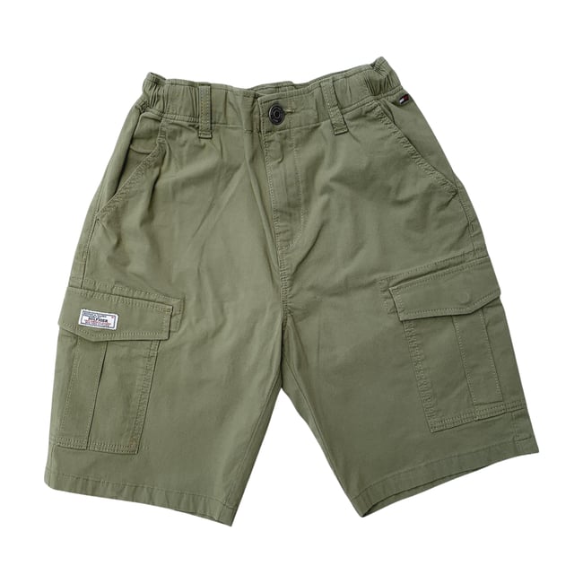 Bermuda enfant - Très bon état vert <span itemprop=