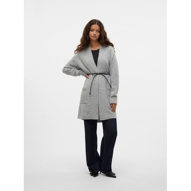 Cardigan VERO MODA grise - light grey melange <span itemprop=