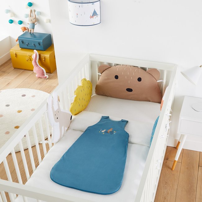 Sommer-Schlafsack Rodolphe, Baumwolle blau <span itemprop=