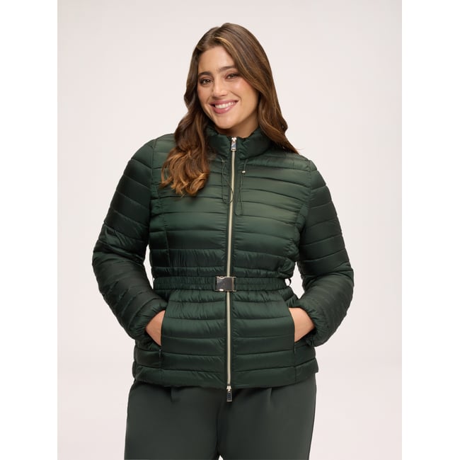Doudoune légère vert <span itemprop=