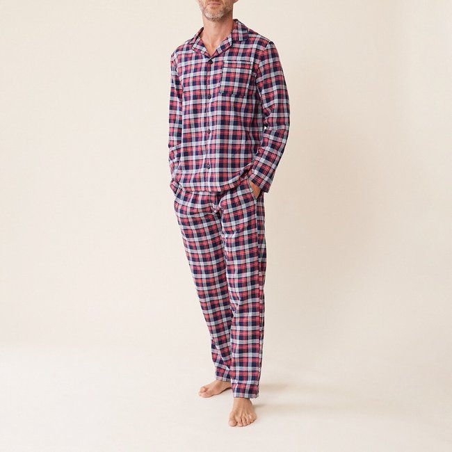 Pijama largo Baptiste cuadros <span itemprop=