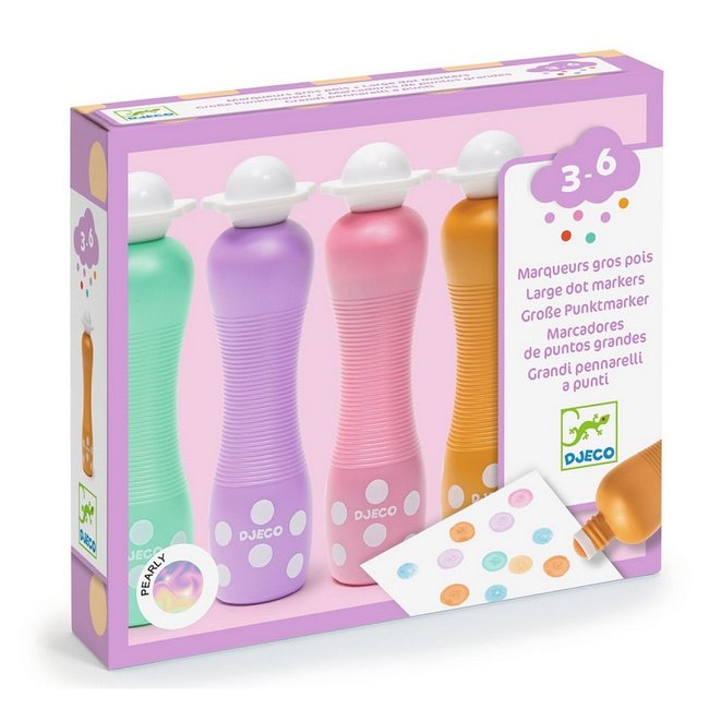 Marqueurs Gros Pois Pearly - DJECO