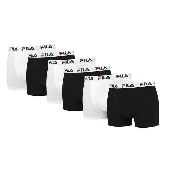 6er-Pack Shortys, unifarben weiss + schwarz <span itemprop=