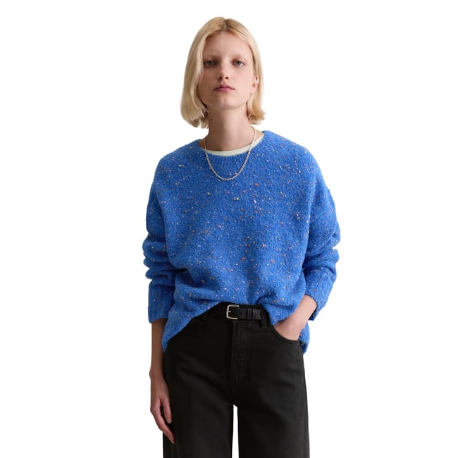 Pull bouclé oversize en mélange de laine vierge et de viscose - MARC O’POLO DENIM