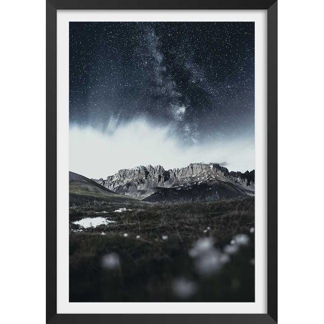 Affiche paysage la tête dans les etoiles - HEXOA