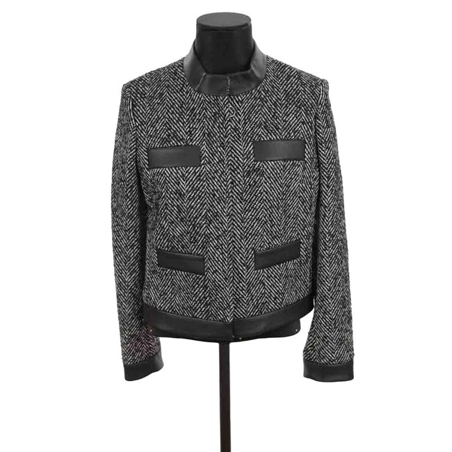 Veste en laine - Très Bon État noir <span itemprop=