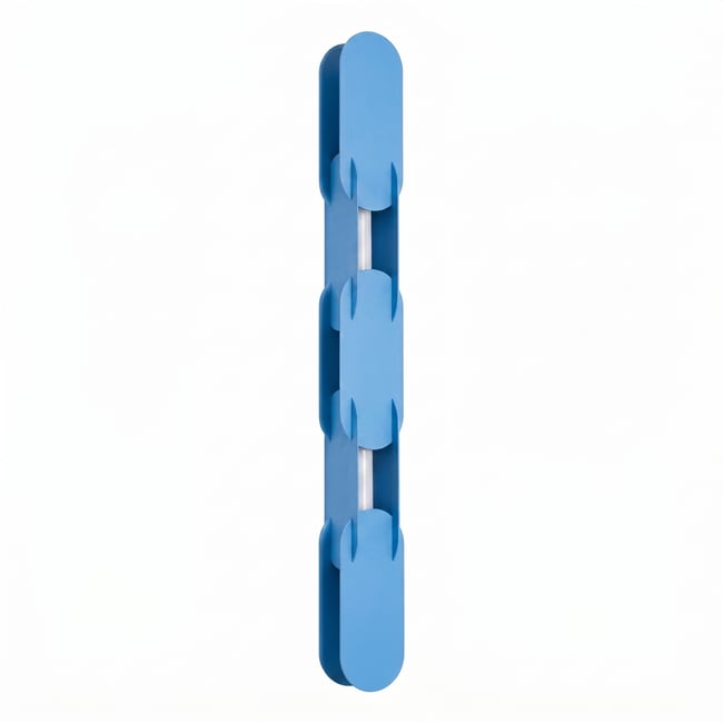 Applique murale Acier Bleu LED 1 Chain Couleur bleu <span itemprop=