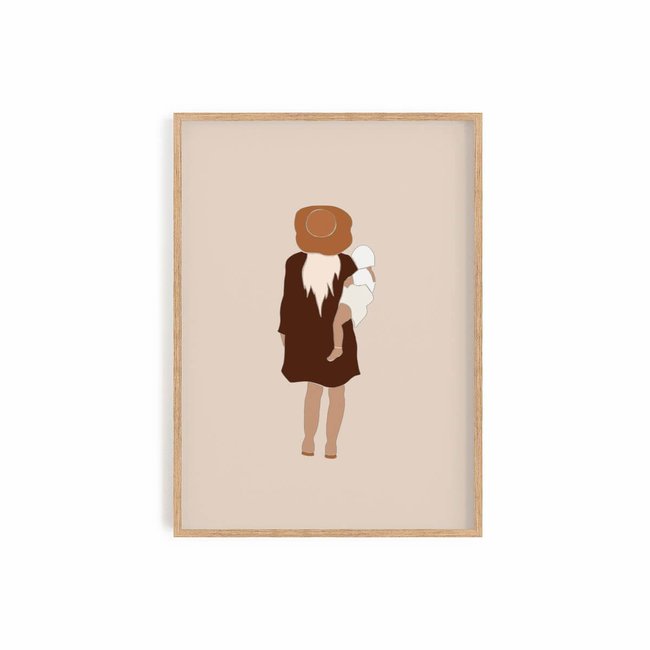 Capeline, Affiche seule 30cm x 40cm - COTTON BIRD
