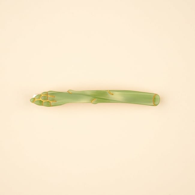 Barrette ASPERGE vert clair <span itemprop=
