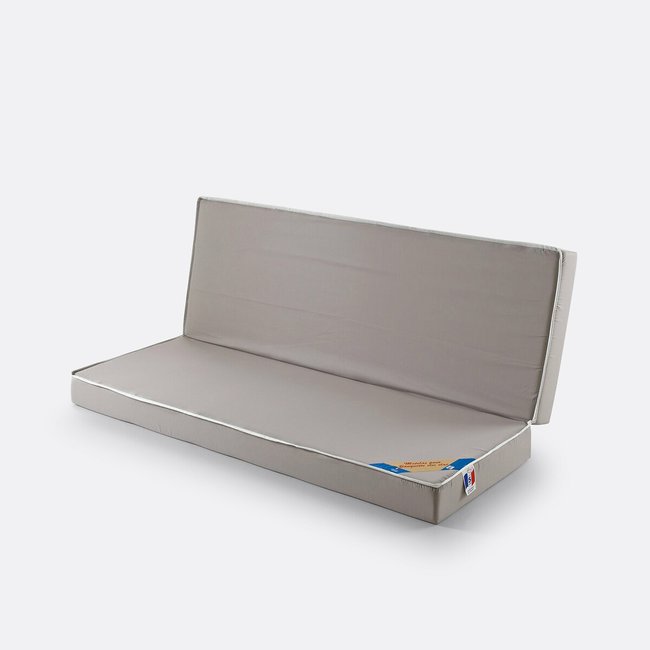 Matratze für Kippsofa, Latex und Schaumstoff grau <span itemprop=