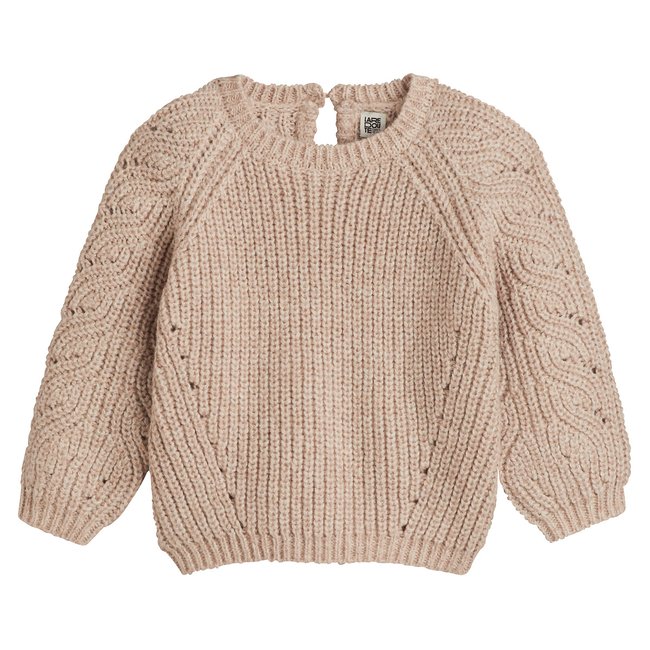Maglione girocollo in maglia grossa beige LA REDOUTE COLLECTIONS