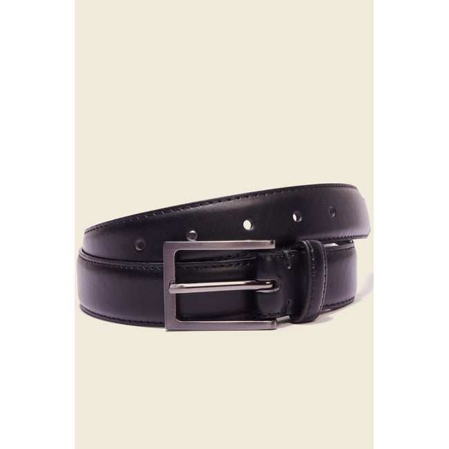 Ceinture fine noir <span itemprop=