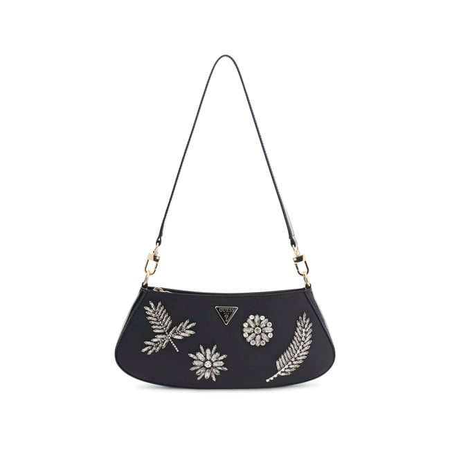 Sac À Bandoulière Orné De Bijoux Elsie noir <span itemprop=