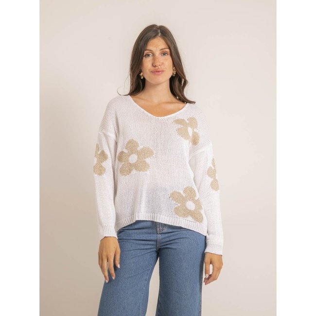 Pull Motifs Fil textile Kalyssa - DONA LISA