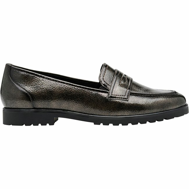 Mocassins plomb <span itemprop=