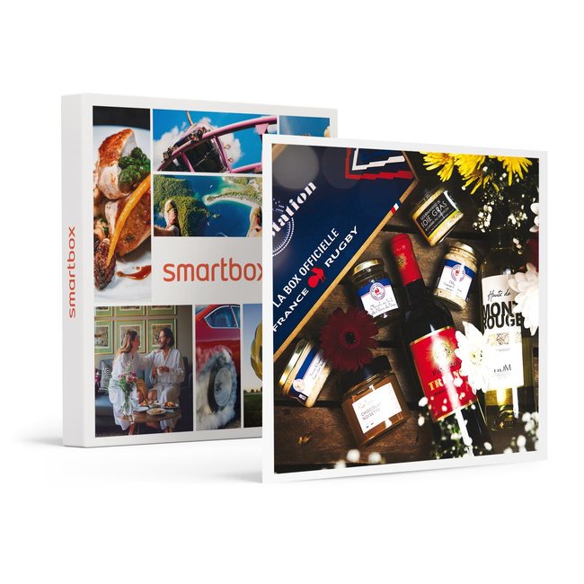 Coffret Le Bouchon spécial rugby de 7 produits du terroir livrés à domicile - SMARTBOX - Coffret Cadeau Gastronomie - SMARTBOX