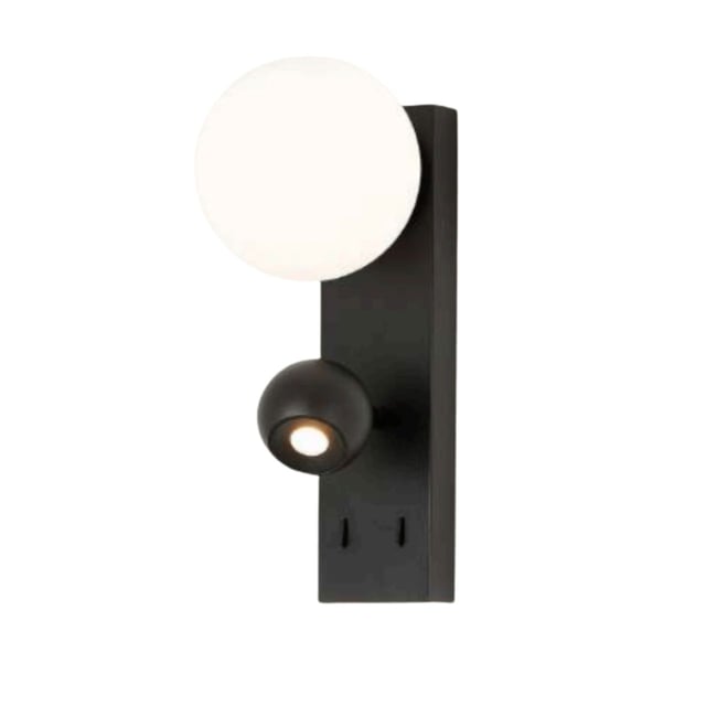 Applique LED double usage pratique - AVELYSA Couleur noir et blanc <span itemprop=