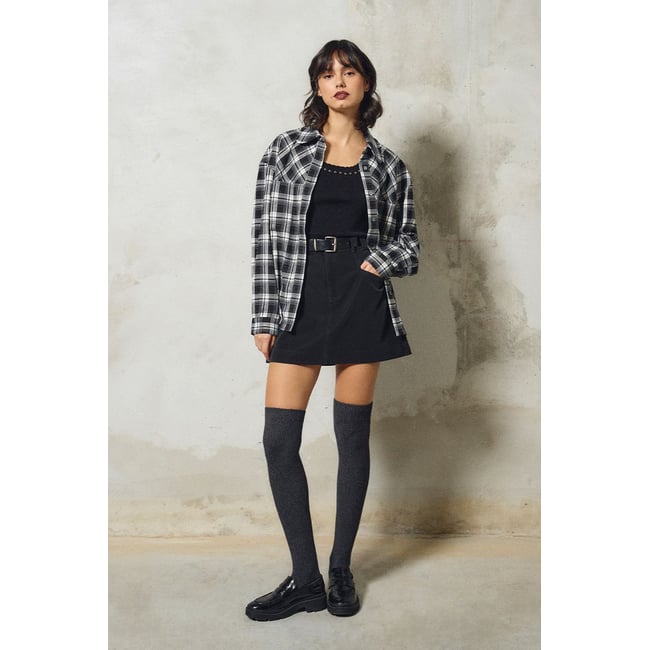 Jupe mini, sporty noir <span itemprop=