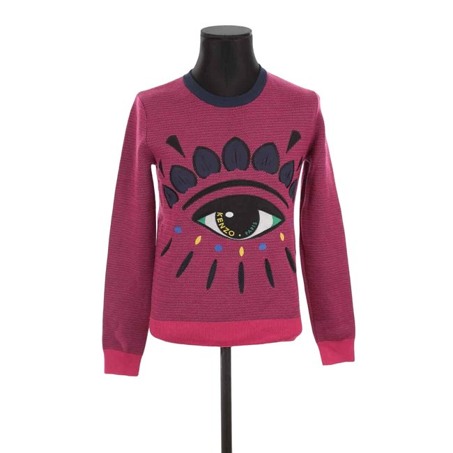 Pull en coton - Très Bon État rose <span itemprop=