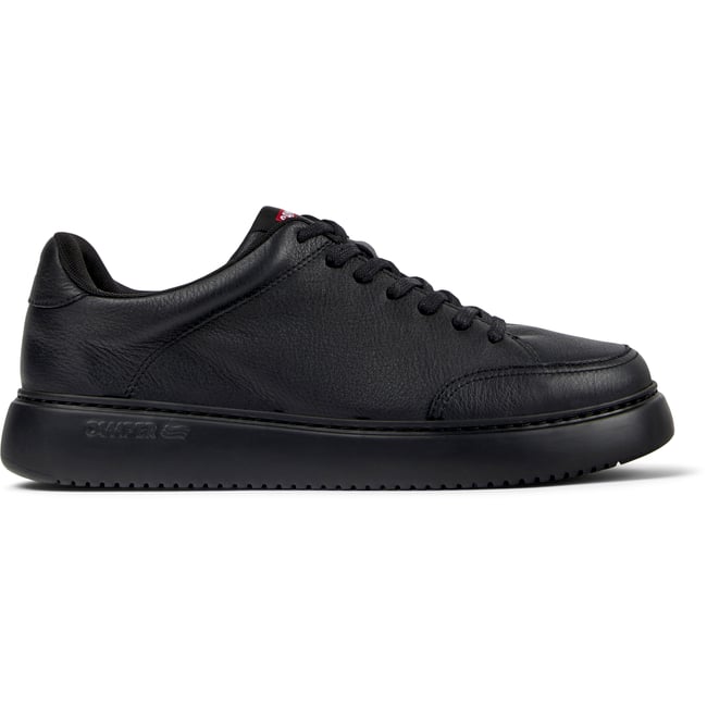 Baskets Runner K21 cuir noir <span itemprop=