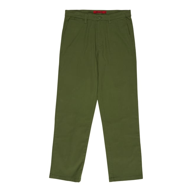 Chino WORKER RELAXED. vert bronze green <span itemprop=