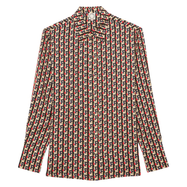 Chemise Maureen en viscose multicolore <span itemprop=