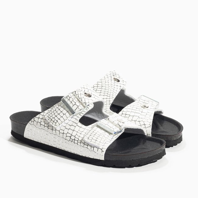 Sandales Vegan CEZANNE pour femme blanc <span itemprop=