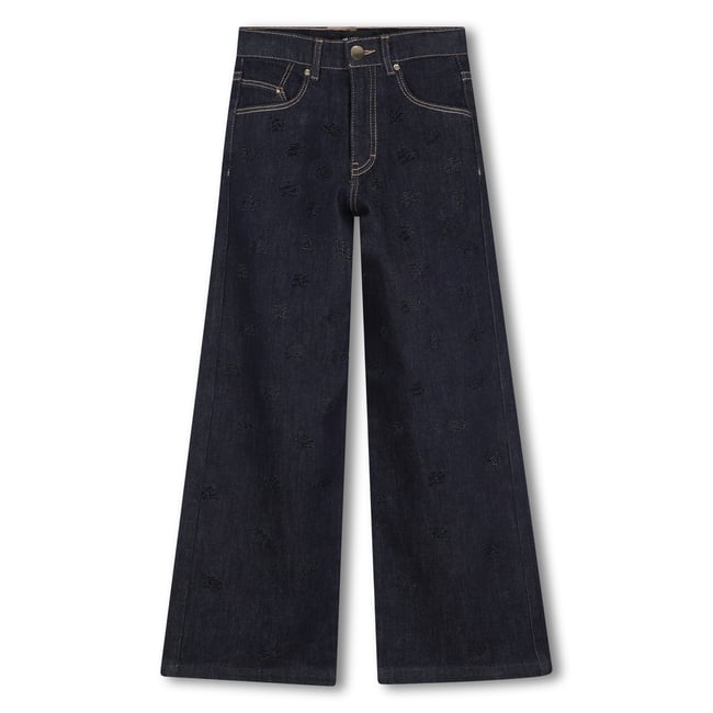 Pantalon en denim denim blue <span itemprop=