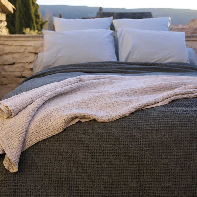 Dessus de lit JAIPUR Argile argile <span itemprop=