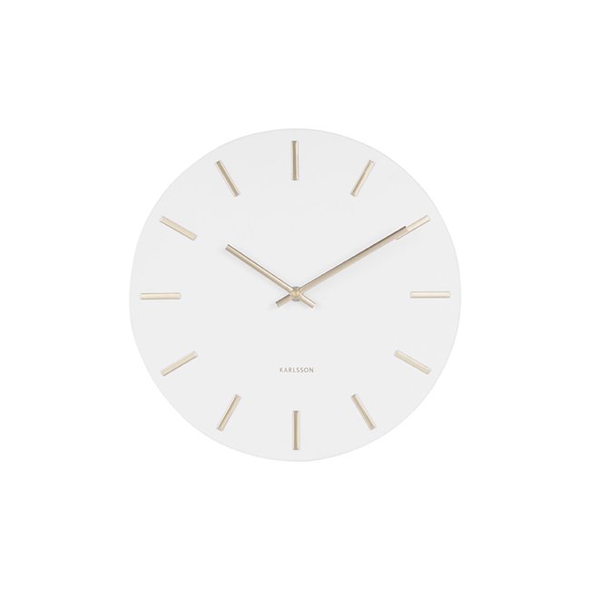 Horloge Murale Acier CHARM - KARLSSON