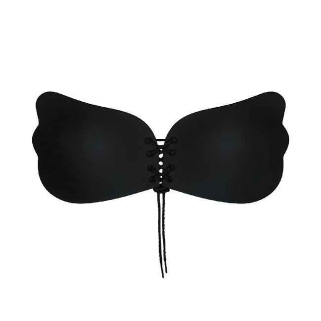 ACCESSOIRES Soutien gorge push-up adhésif noir <span itemprop=