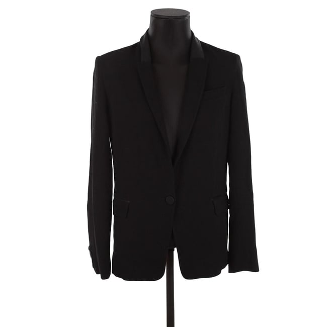 Veste Costume Homme Zara Man - Blazer Noir Taille 46, Occasion Très Bon État