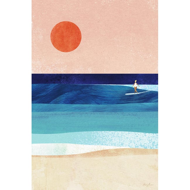 Tableau de surf droite parfaite - HEXOA