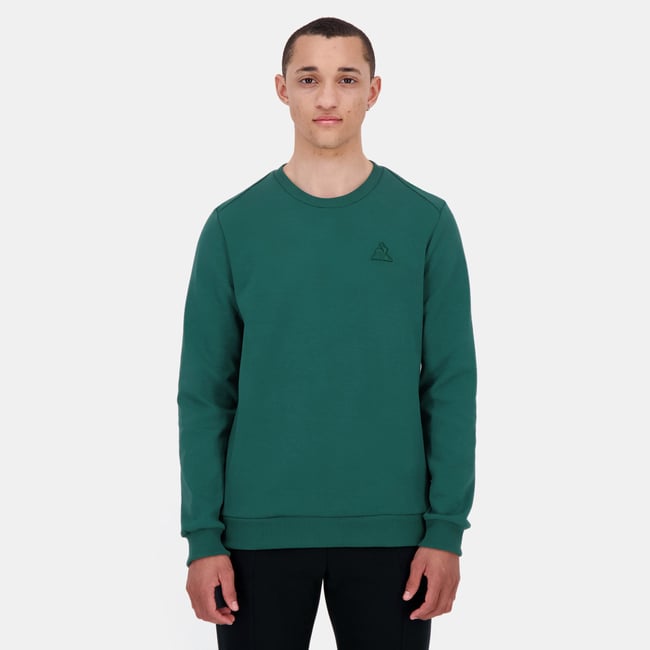 Sweat col rond Essentiel en double face Essentiels ton/ton - LE COQ SPORTIF