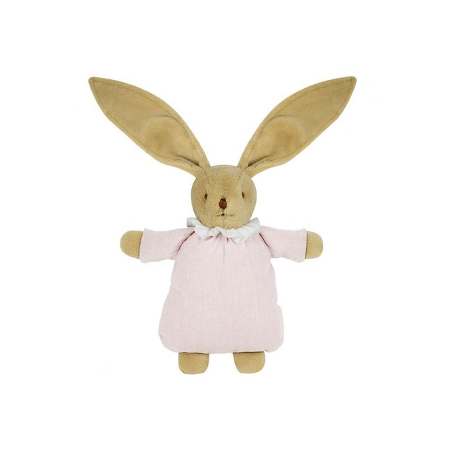 Peluche lapin rose poudré <span itemprop=