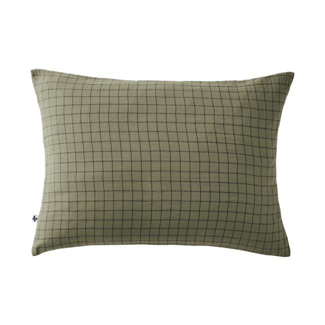 Taie d'oreiller double gaze de coton Gaia Mixe - EDEN