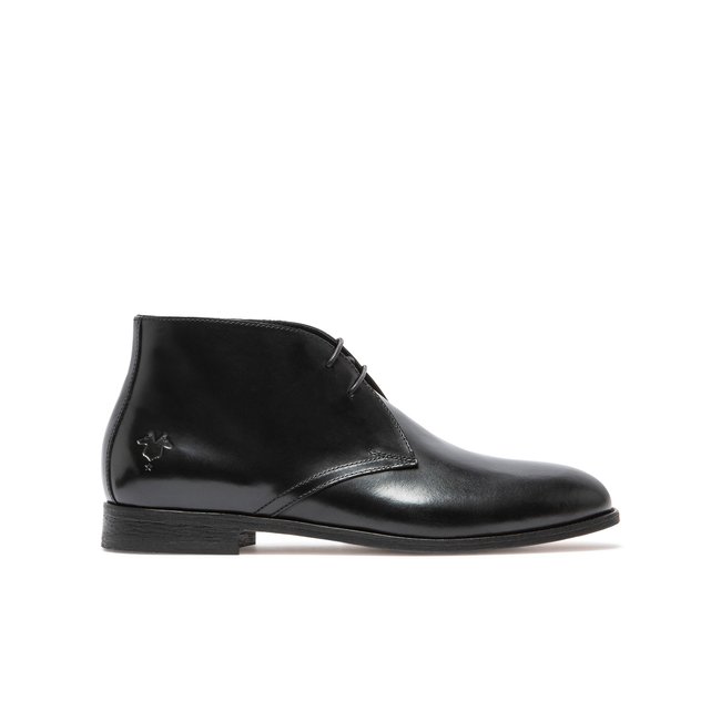 Chukka boots cuir GALLANT 2 noir <span itemprop=