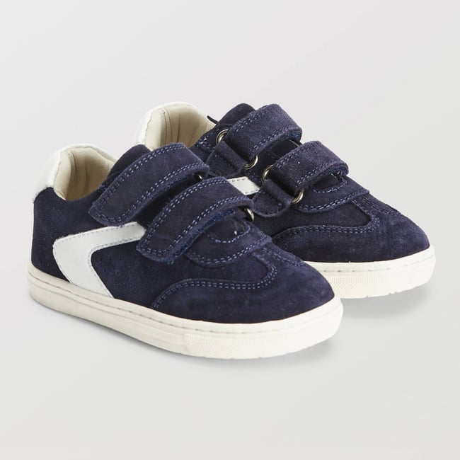 Baskets à scratch en cuir - BOUT'CHOU