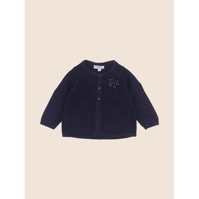 Gilet - Très bon état bleu <span itemprop=