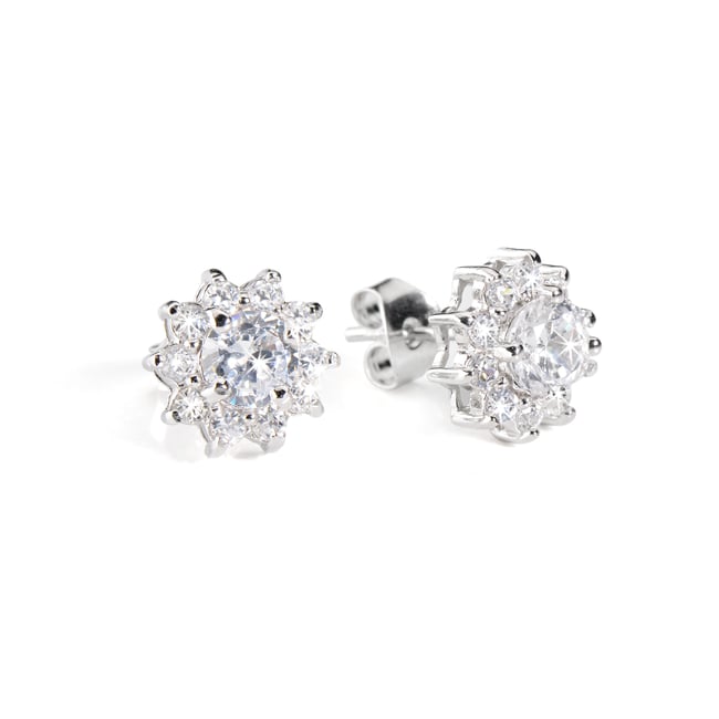 Boucles d'oreilles en argent 925 PRINCESS argent <span itemprop=