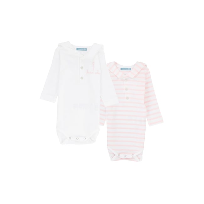 Lot de bodies 2 en coton BRENDAN BABY - ARMOR-LUX