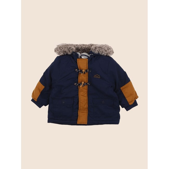Parka - Très bon état bleu <span itemprop=