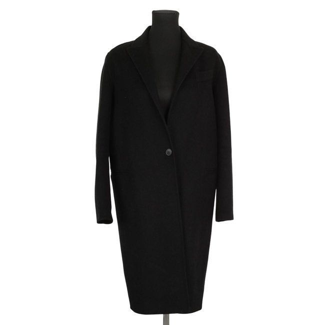 Manteau en laine - Très Bon État noir <span itemprop=