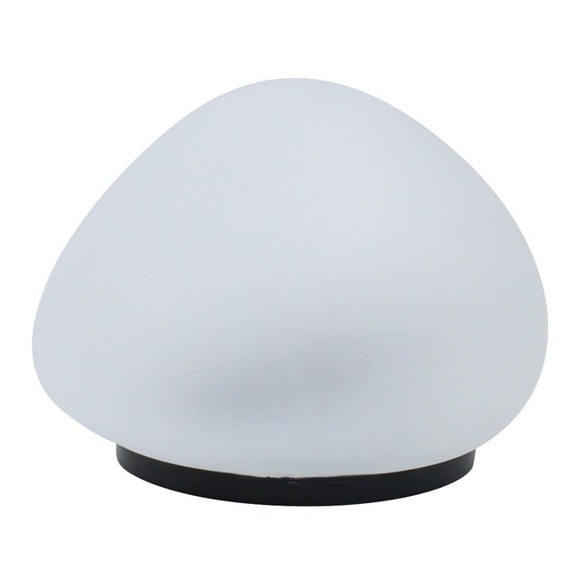 Lampe solaire décorative galet SOLENZARA Couleur transparent <span itemprop=