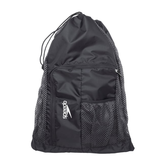 Sac de natation aéré et uni 35 litres noir <span itemprop=