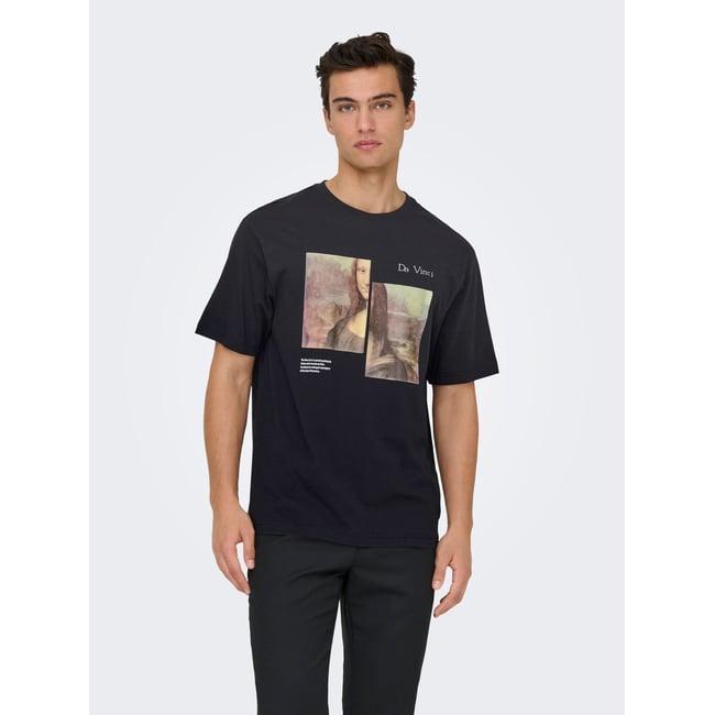 T-Shirt jet black <span itemprop=