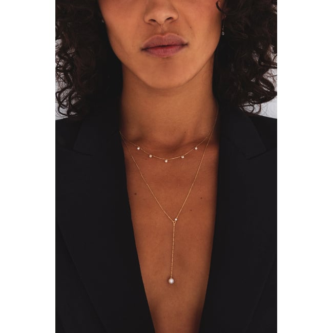Collier Vice-versa - Or 750‰ - Perle de culture perle de culture <span itemprop=