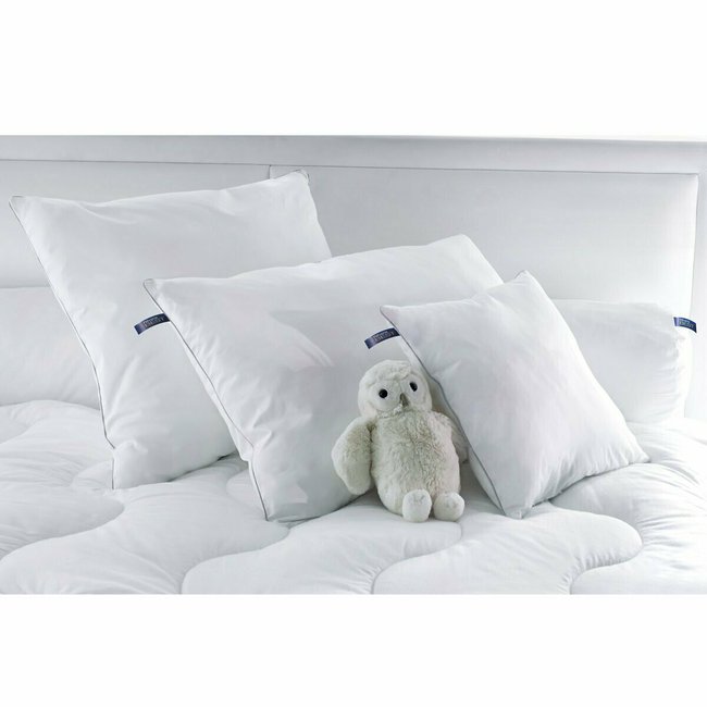Modulares Premium-Nackenkissen gegen Milben weiss <span itemprop=