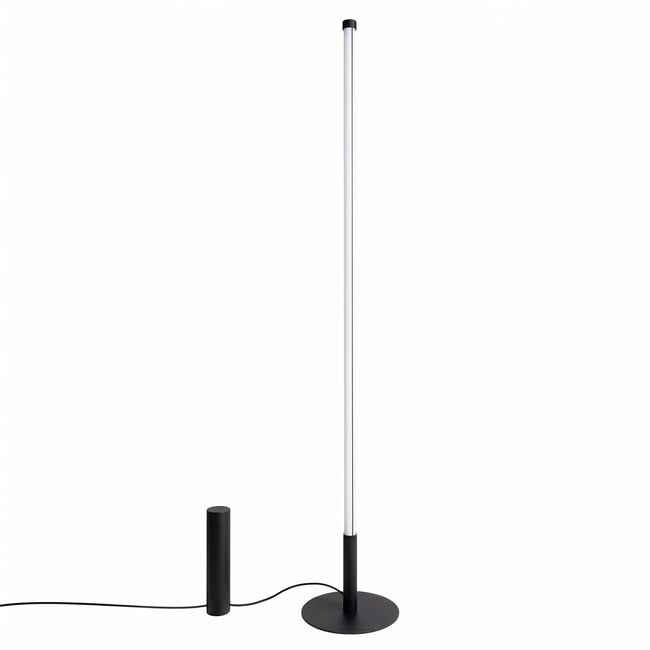 Lampadaire Noir LED 1 Trang Couleur noir <span itemprop=